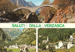 Saluti Dalla Verzasca - Bridge - Multiview - Switzerland - Unused - Verzasca