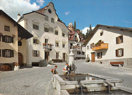 Bad Scuol - Tarasp - Vulpera 1250 M - Dorfplatz Bugl Grond - 2039 - Switzerland - Used - Scuol