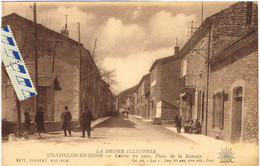 DROME 26. CHATILLONS EN DIOIS ENTREE DU PAYS PLACE DE LA BASCULE - Châtillon-en-Diois