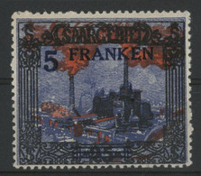 SARRE N° 82 COTE 63 € Neuf ** MNH 5 F Sur 25 M Outremer, Noir Et Rouge. TB - Unused Stamps