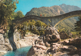 Lavertezzo - Valle Verzasca - Ponte Romano - Bridge - 1983 - Switzerland - Used - Verzasca