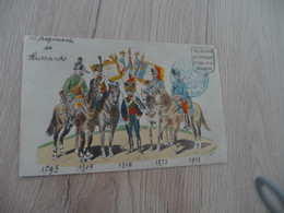 Carte Postale 11 ème Régiment De Hussards Par Aulas Armée Napoléonienne Napoléon - Regiments