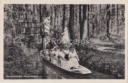 Der Spreewald - Im Hochwald - Boat - Folk Costumes - Germany - Used - Lübbenau