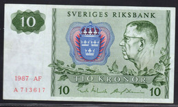 SVEZIA  1987  10 Kr  FDS/SPL - Sweden