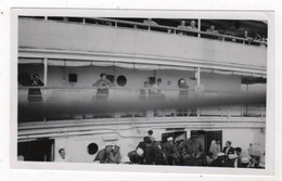 Photo Originale Légion Etrangère Légionnaires MARSEILLE à Alger à Bord Du Paquebot El Kantara CNM - Schiffe