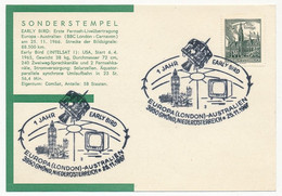 AUTRICHE - Carte Avec Beau Cachet Illustré "1 Jahre Early Bird" Europa - Australien 25/11/1967 - Andere & Zonder Classificatie