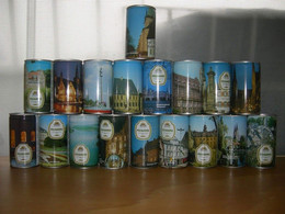 Set 18 Lattine Di Birra Pilskrone Beer Cans Bierdosen Boite Canette Biere Germany  Germania Around 30 Years Old - Cannettes