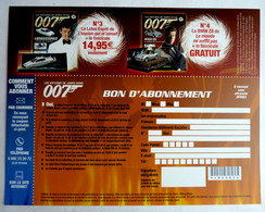 FLYERS Lettre Retour ABONNEMENT COLLECTION FABBRI LES VOITURES DE JAMES BOND 3 - 4 - 2006 - El Señor De Los Anillos