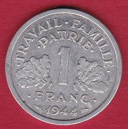 France 1 Franc Bazor Aluminium 1944 B - Andere & Zonder Classificatie