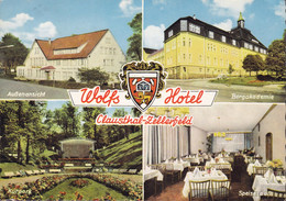 Germany PPC WOLFS Hotel Clausthal-Zellerfeld CLAUSTHAL-ZELLERFELD 1969 FREDERICIA Denmark (2 Scans) - Clausthal-Zellerfeld