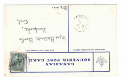 HAMILTON, Ontario, Canada, Ontario Normal College With 1905 Split-Ring Cancel From GREENSVIILE, Ont, Wentworth County - Hamilton