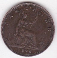 Grande-Bretagne 1 Farthing 1878, Victoria, KM# 753 - B. 1 Farthing