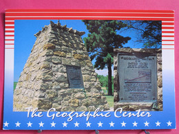 Visuel Très Peu Courant - USA - Kansas - The Geographic Center Of The 48 Contiguous States - Excellent état - Other & Unclassified