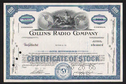 Lot 3x Collins Radio Company - 1950/60s - Autres & Non Classés