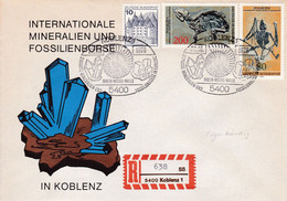 Eingedruckter R-Zettel,  54 Koblenz 1 ,  Nr. 638 Ub " Ss ", Mineralien Und Fossilienbörse - R- & V- Labels