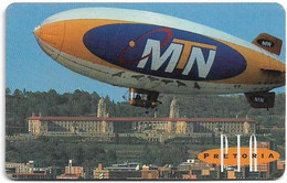 South Africa - MTN - Airships, Pretoria, Union Buildings, 1998, 15R, 100.000ex, Used - Südafrika