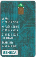 UK - BT (Chip) - PRO357 - BCM-020 - Zeneca, 1£, 18.500ex, Used - BT Werbezwecke