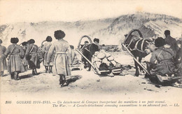 Thème:   Guerre 14/18     Détachement De Cosaques Transportant Des Munitions           ( Voir Scan) - Guerre 1914-18