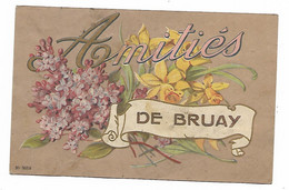 CPA FANTAISIE AMITIES DE BRUAY ( SUR ESCAUT ? ), NORD 59 ? - Bruay Sur Escaut