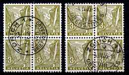 HELVETIA - Mi Nr 270 (SBK 194) - Viererblock - "ZURICH 1" & "ZURICH 13F" -  Cote SBK 60,00 CHF - (ref. 2690) - Sonstige & Ohne Zuordnung