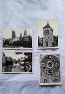 4 Postkaarten - Lier - Zimmertoren + Astronomische Klok (Zimmertoren) + Zicht Op De Nete En St-Gummarustoren + Werf - Lier