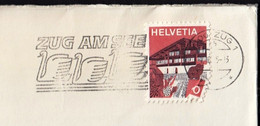 Switzerland Zug 1985 / Swans / Zug Am See / Machine Stamp - Cygnes