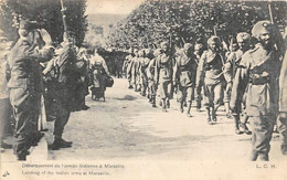 Marseille   13      Guerre 14/18        Débarquement De L'armée Indienne            ( Voir Scan) - Ohne Zuordnung