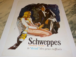 ANCIENNE PUBLICITE LE DRINK SCHWEPPES 1969 - Affiches