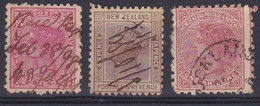 QUEEN VICTORIA 3 X SSF REVENUE USE - Postal Fiscal Stamps