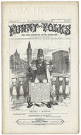 1880 Miniature "Funny Folks"  "The Comic Companion To The Newspaper" 4 Pages - 1897-1937 : Platinium Age