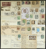 GERMANY: 26 Postcards Almost All With Special Postmarks Of 1920s/30s, Interesting! - Covers & Documents