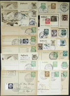 GERMANY: 26 Postcards Almost All With Special Postmarks Of 1930s, Interesting! - Covers & Documents