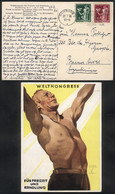 GERMANY: Special Postcard Of The World Congress For Leisure Time & Recreation Held In Hamburg, Sent To Argentina On 27/J - Covers & Documents