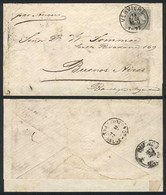 BELGIUM: 18/DE/1877 Verviers - Argentina, By Belgian Paquebot: Cover Franked With 50c. Leopold II Issue Of 1869/78, On R - 1869-1883 Leopold II