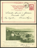 GREECE: 10l. Postal Card Illustrated On Back With View Of ""Thessalie - Vue De Tzaghezi (l'extrémité De La Vallée De Tem - Other & Unclassified