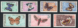 NEW CALEDONIA: Yvert 341/44 + A.92/94, Butterflies, Complete Set Of 7 Unmounted Values, Excellent Quality! - Altri & Non Classificati