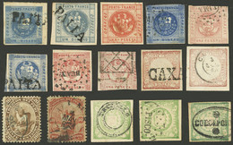 PERU: Small Lot Of Classic Stamps Of Fine To Excellent Quality, Several With Very Interesting Cancels, Scott Catalog Val - Perù