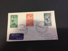 (Q 19) New Zealand Cover - Posted To Australia (1960) Westland - Cartas & Documentos