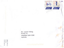 (Q 20 A Side)  Netherlands To Australia - Posted Cover - Open For Inspection - Border Force Leaflet - Storia Postale