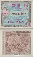 Japan Pick-Nr: 63 Bankfrisch 1945 10 Sen - Japón