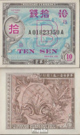 Japan Pick-Nr: 63 Bankfrisch 1945 10 Sen - Japon
