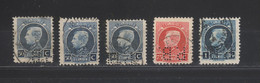 Lot De Petits Montenez Perforés - 1909-34