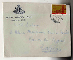 Cx15 19) Portugal 1966 1$00 Ponte Salazar EStoril Palácio Hotel > Esposa Do Governador De Moçambique Caxias - Autres & Non Classés