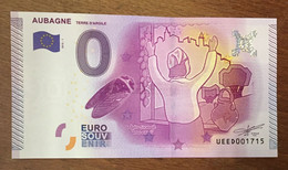 2015 BILLET 0 EURO SOUVENIR DPT 13 AUBAGNE ZERO 0 EURO SCHEIN BANKNOTE PAPER MONEY - Private Proofs / Unofficial