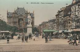 N°5800 R -cpa Bruxelles -place Anneessens- - Places, Squares