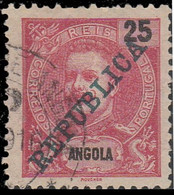 Angola 1911. ~  YT 93 [par 5] - 25 R. Carlos 1er - Angola