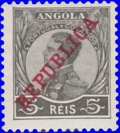 Angola 1912. ~  YT 104* - 5 R. Manuel II - Angola