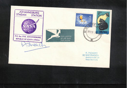 South Africa 1972 Space / Raumfahrt Johannesburg Stadan Station Interesting Signed Letter - Afrika