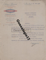 13 3009 MARSEILLE BOUCHES DU RHONE Et ALGER ALGERIE 1928 Cigarettes LOUIS BOVET Marque J. VIDAL Saphir Et Libertad - Documents