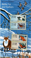 Great Britain 2018 Winter Fur & Feathers Fox Squirrel Hare Birds 4v SA MNH - Unused Stamps